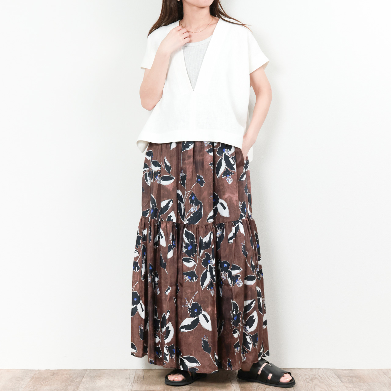 SACRA サクラ レディース シャツ ブラウス プルオーバー 半袖