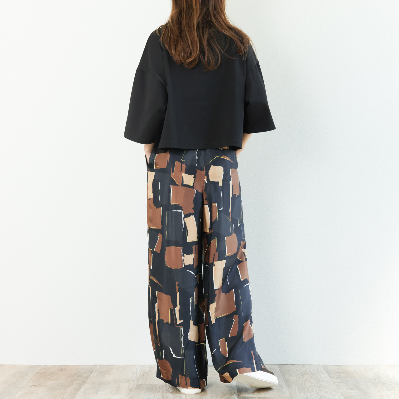 SACRA サクラ レディース パンツ スラックス ワイド キュプラ レーヨン