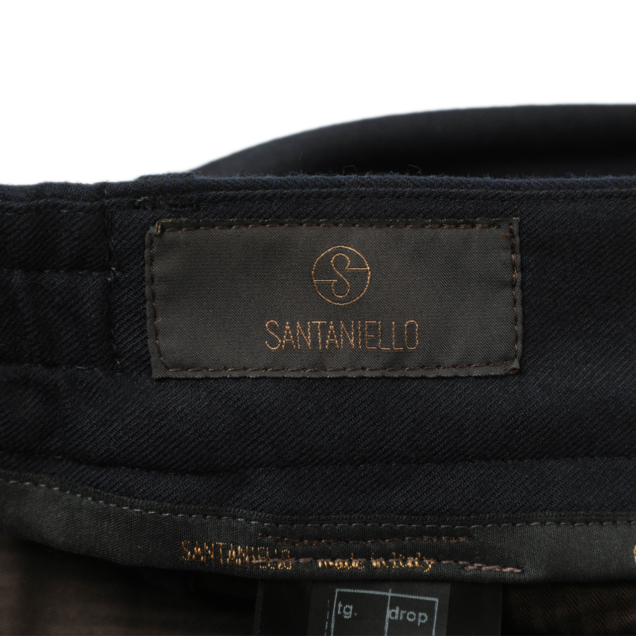 SANTANIELLO◆Made In Italy◆48◆ネイビー パンツ SANTANIELLO◇Made In Italy◇48◇ネイビー パンツ SANTANIELLO
