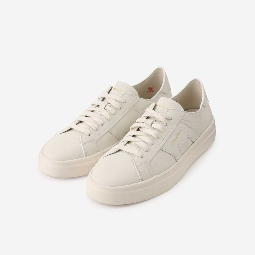 SANTONI サントーニ レザー スニーカー アンライニング
