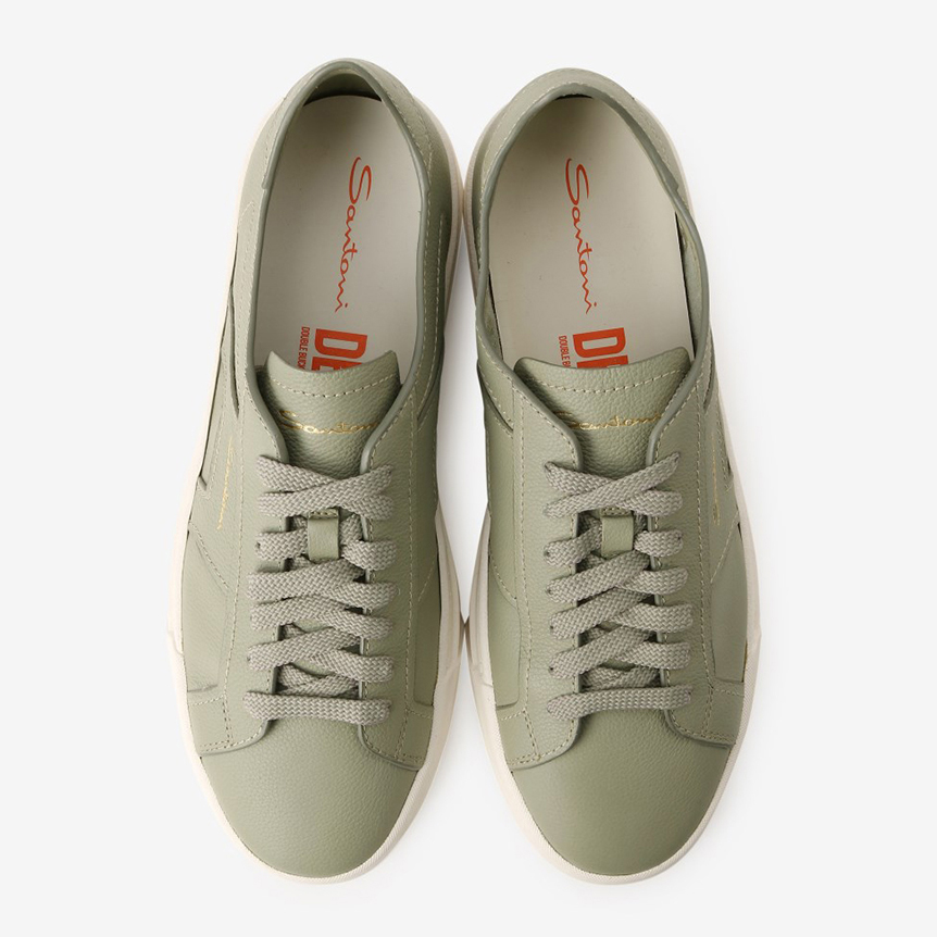 SANTONI サントーニ レザー スニーカー アンライニング
