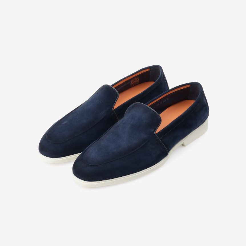 サントーニ　スエード モカシン シューズ DRAIN】モカシン スリッポン（シューズ）｜SANTONI（サントーニ