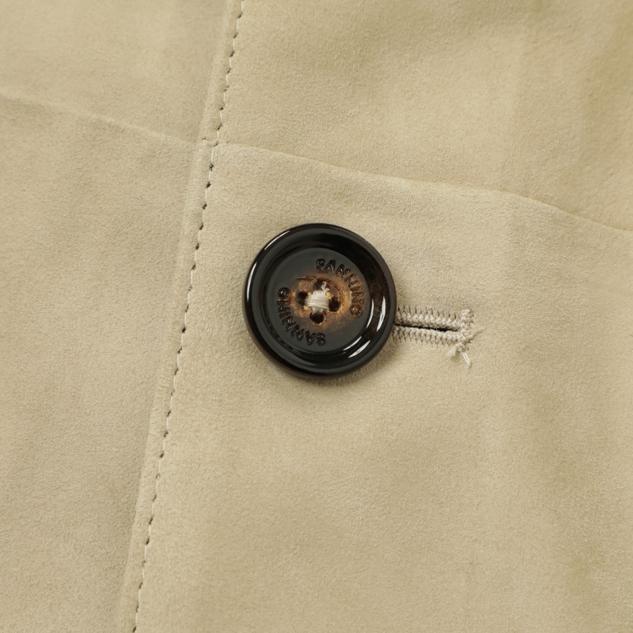 SANNINO サンニーノ ジャケット M65 レザー スエード 撥水 ミリタリー