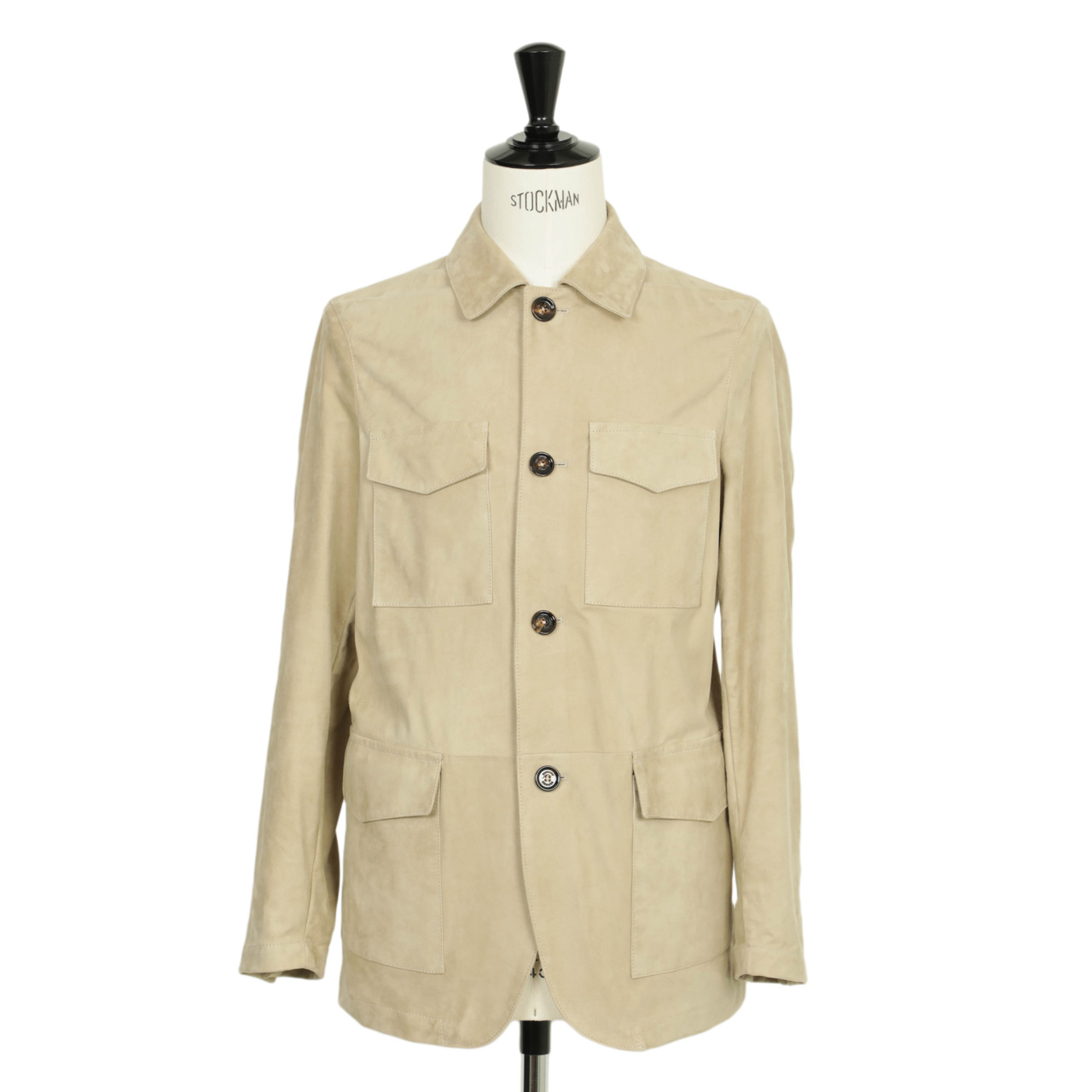 ベージュ スエード風 ジャケット 中古・古着通販】ZARA (ザラ) パッチ フェイクスエード