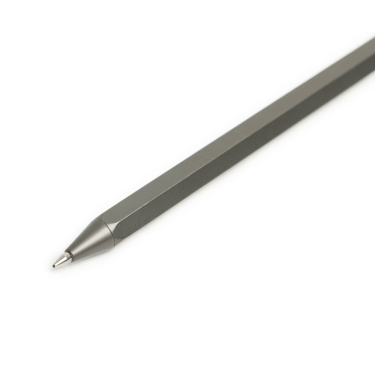 THE SOLE ザソール ボールペン 真鍮削り出し 六角形 キャップ PENNA