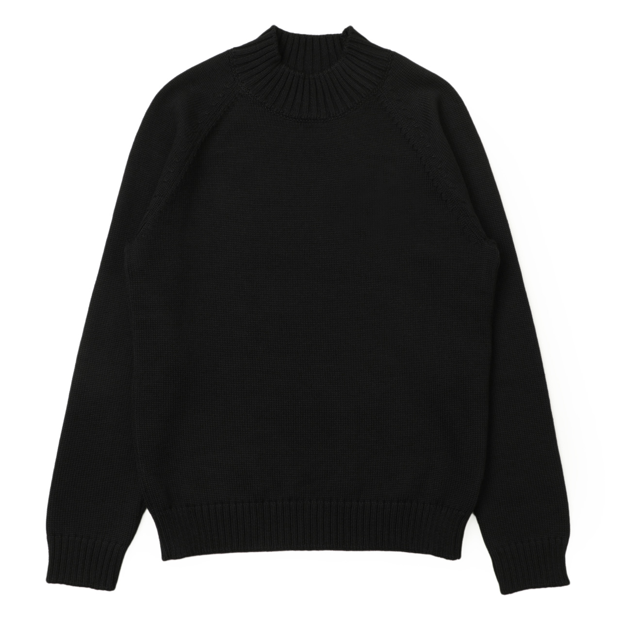 サルヴァトーレフェラガモ ガンチーニ モックネック ニット 黒 M Salvatore Ferragamo サルヴァトーレフェラガモ カシミヤ100