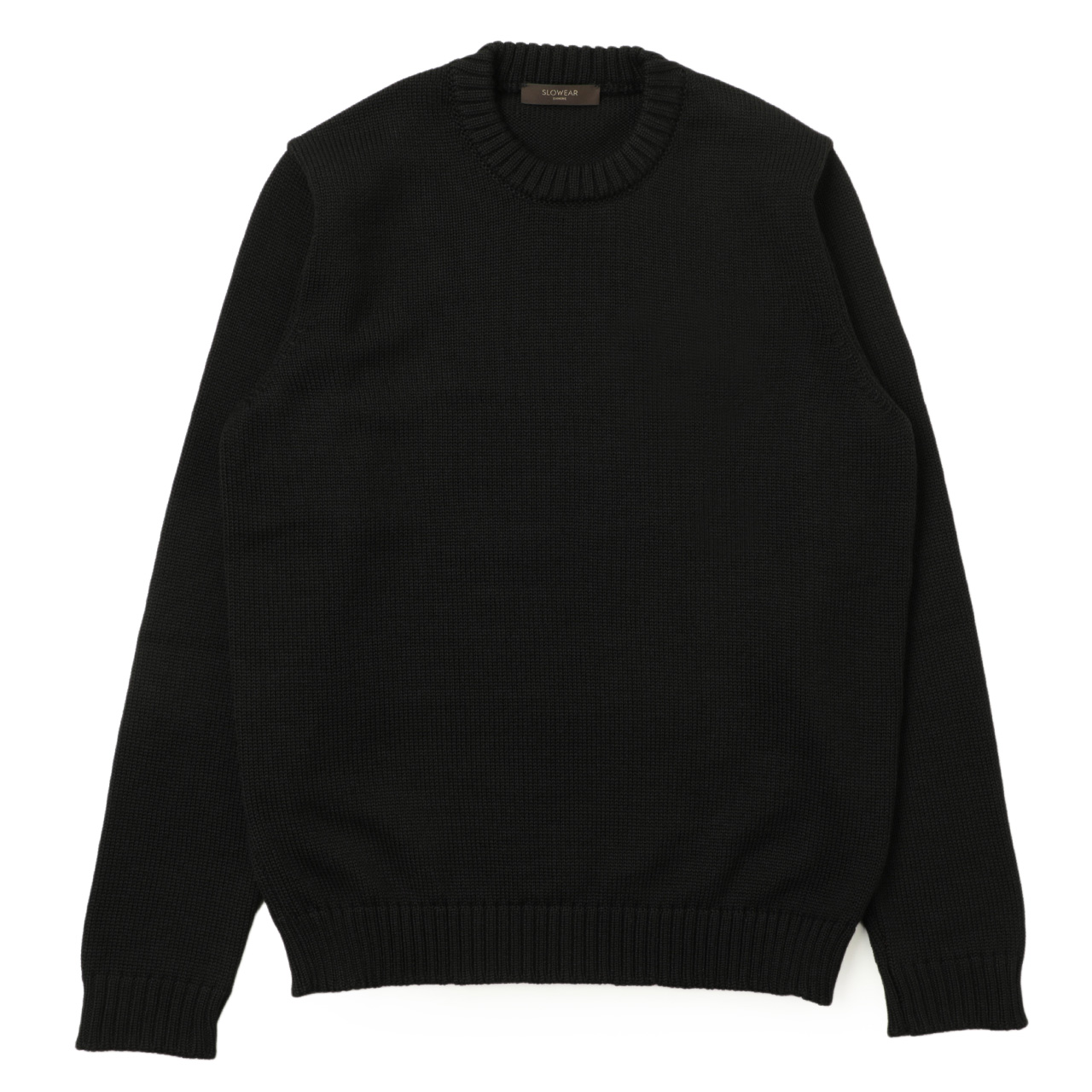 ★美品★ザノーネ Vネックニット ネイビー ウール SLOWEAR スキッパー ☆美品☆ザノーネ Vネックニット ネイビー ウール SLOWEAR