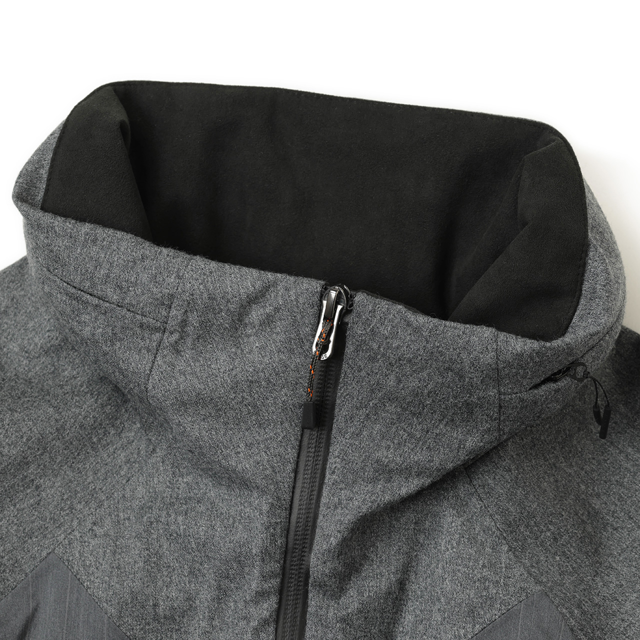 SEASE シーズ ダウン ジャケット フード フーデッド 収納可能 ウール