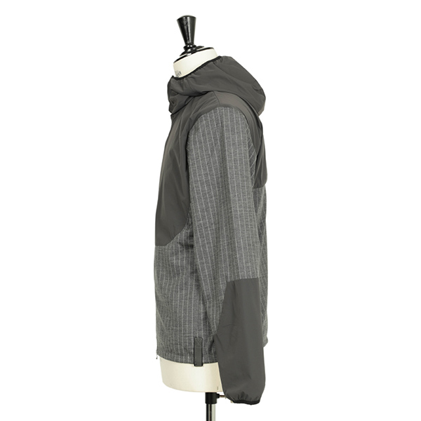 SEASE シーズ パーカー ジップアップ ウール ナイロン ストレッチ