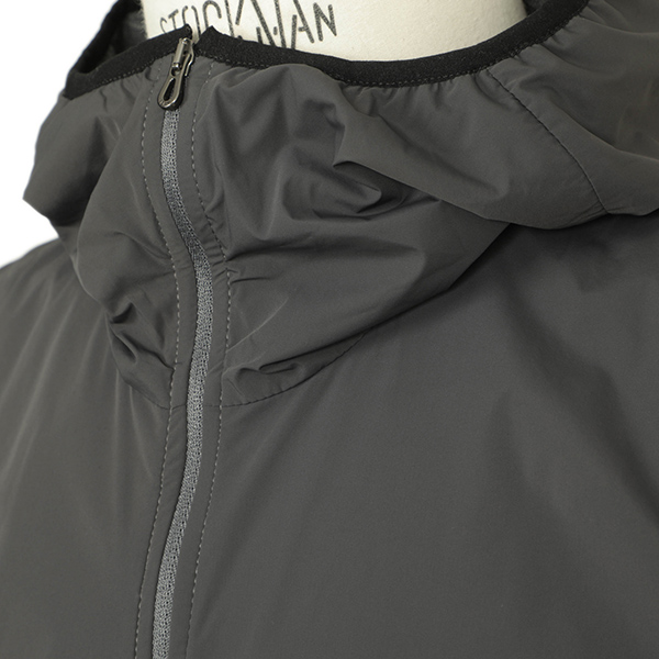 SEASE シーズ パーカー ジップアップ ウール ナイロン ストレッチ