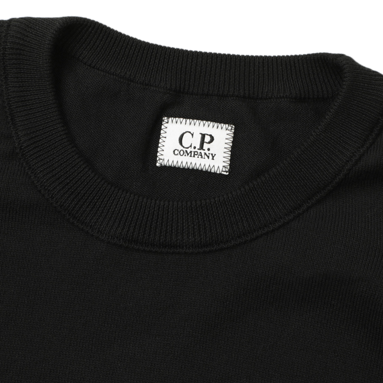 C.P. Company ウールニット C.P. Company Rib knitted merino wool lens sweater