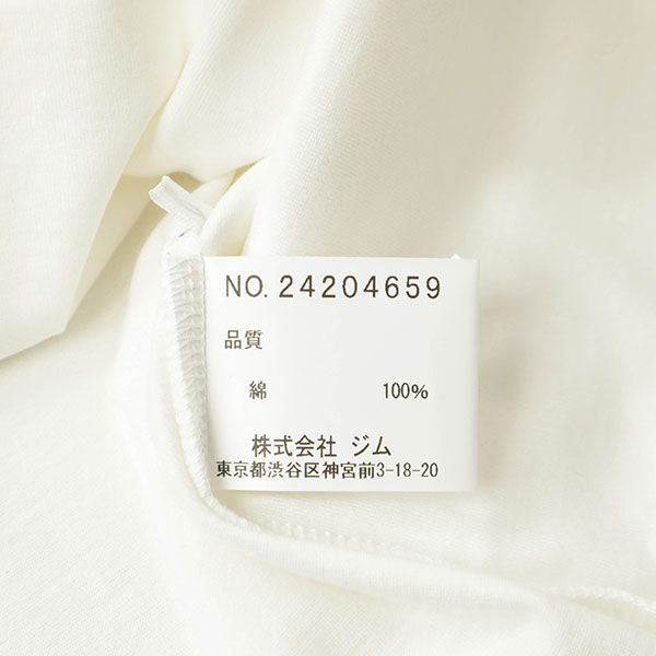 菅原靴店別注アイテム！】GIM ジム カットソー Tシャツ クルーネック