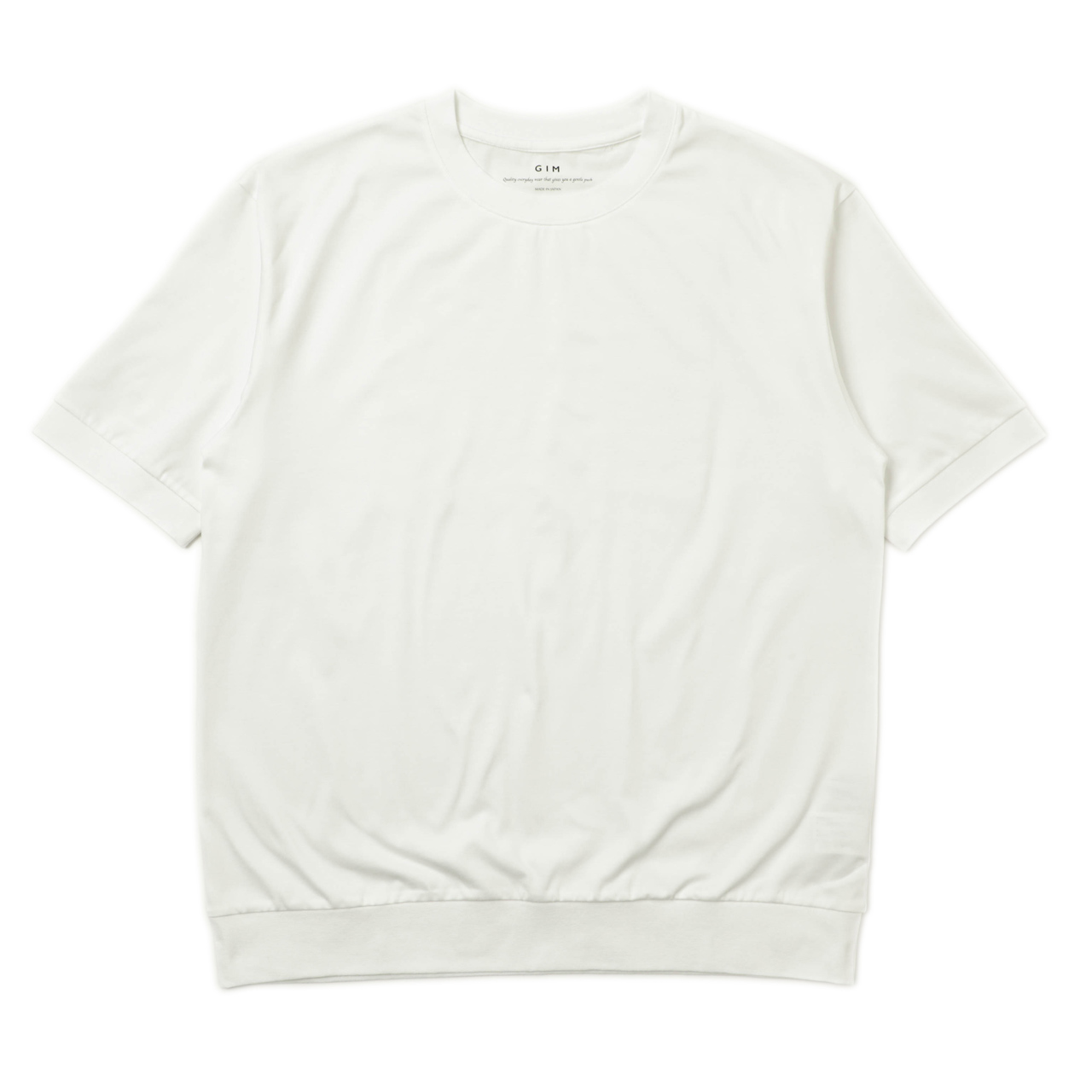 直営店・キムジー 「MBRC THE OCEAN」 コットンTシャツ 白 gim｜菅原靴店
