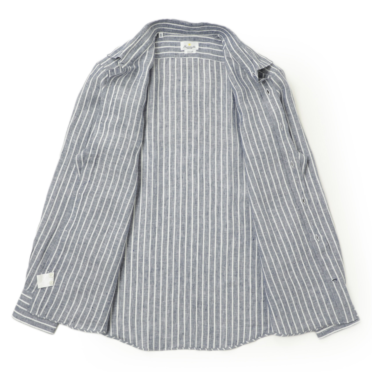 美品 ラウンジドレス シワ加工 コットストライプシャツ ノットデザイン ブルー Amazon.co.jp: [ウィンザーノット] WindsorKnot ラウンド タブ