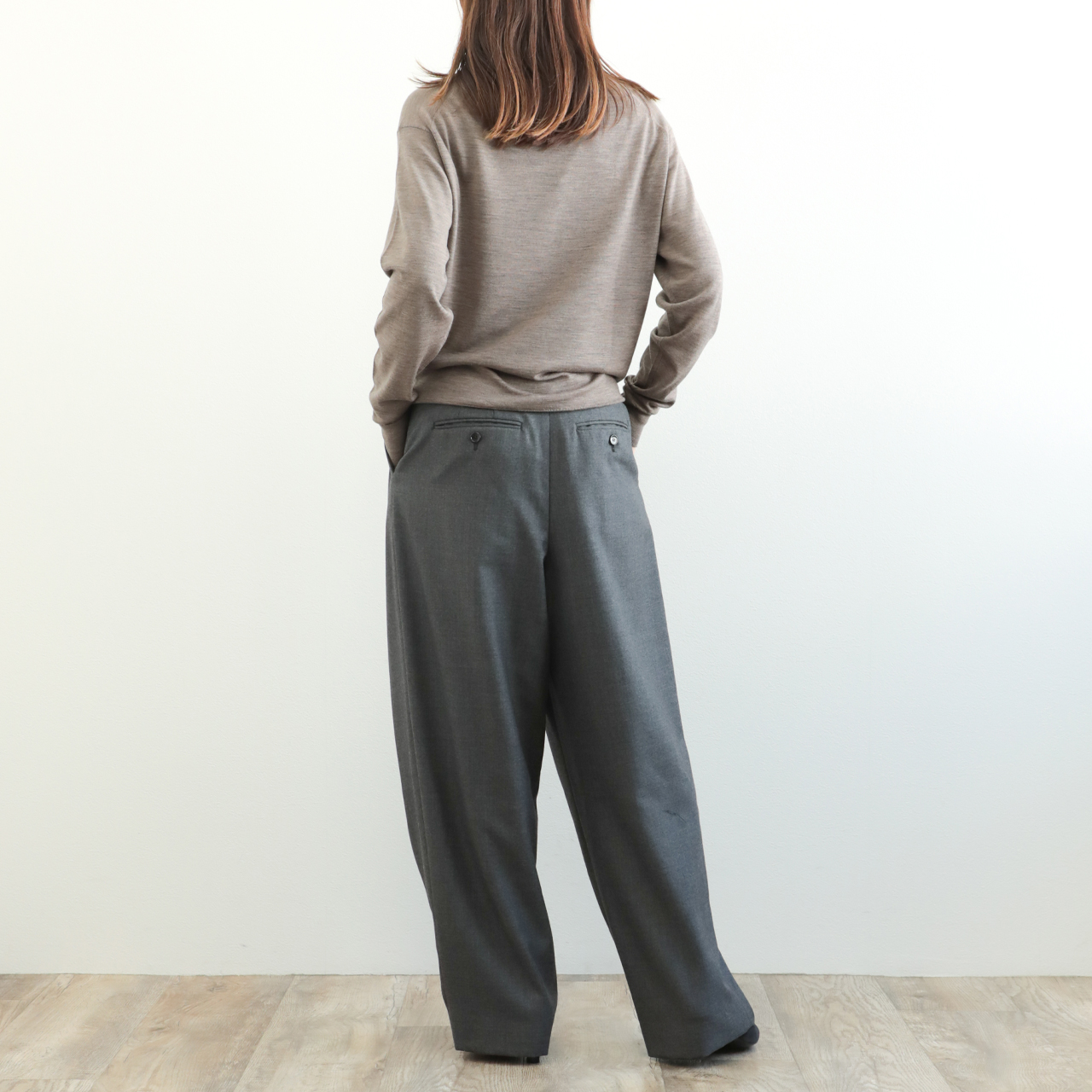 2025 【良品】JOHNSMEDLEY ジョンスメドレー☆ハイゲージウールニット