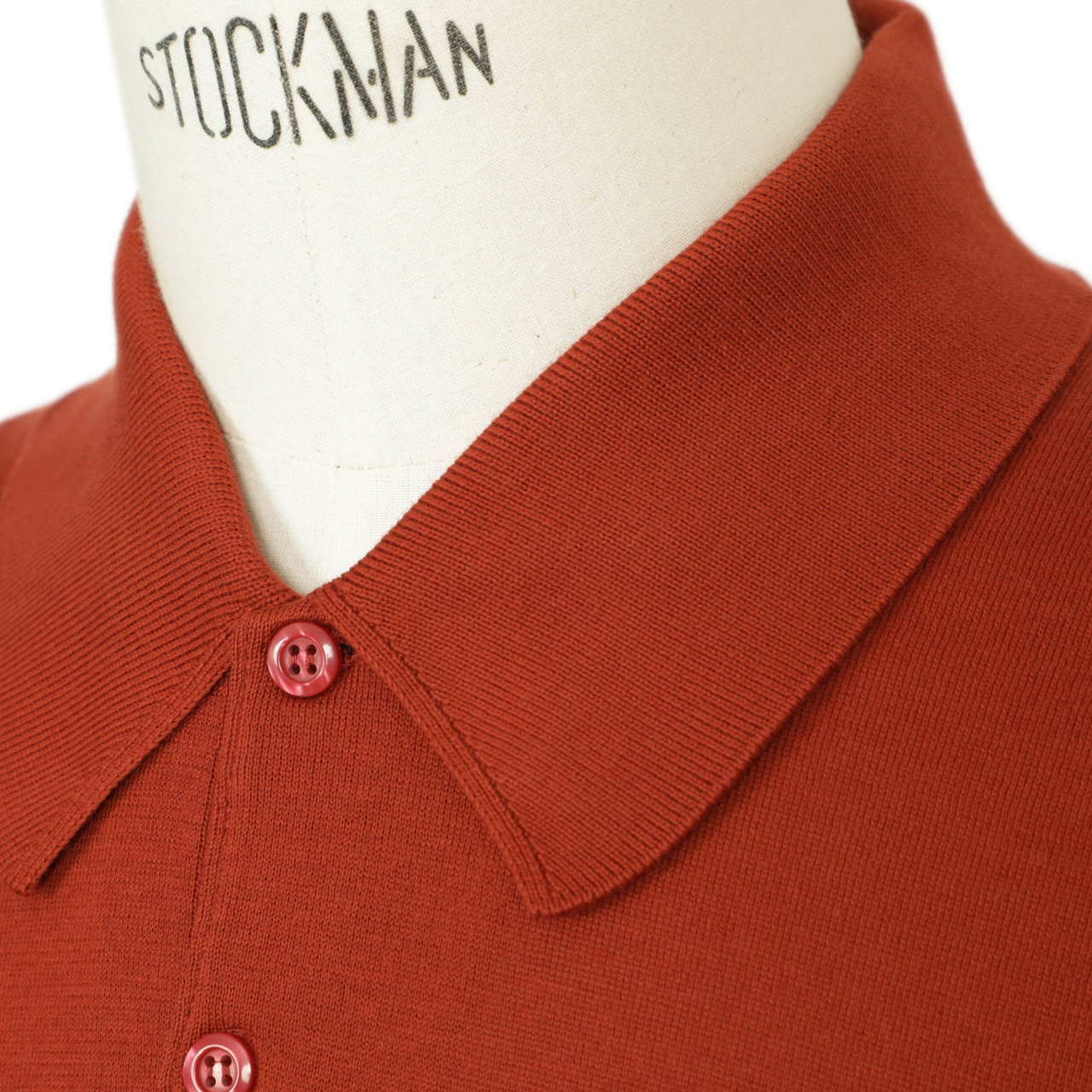 半袖コットンニットクラシックポロシャツ30G EASY FIT