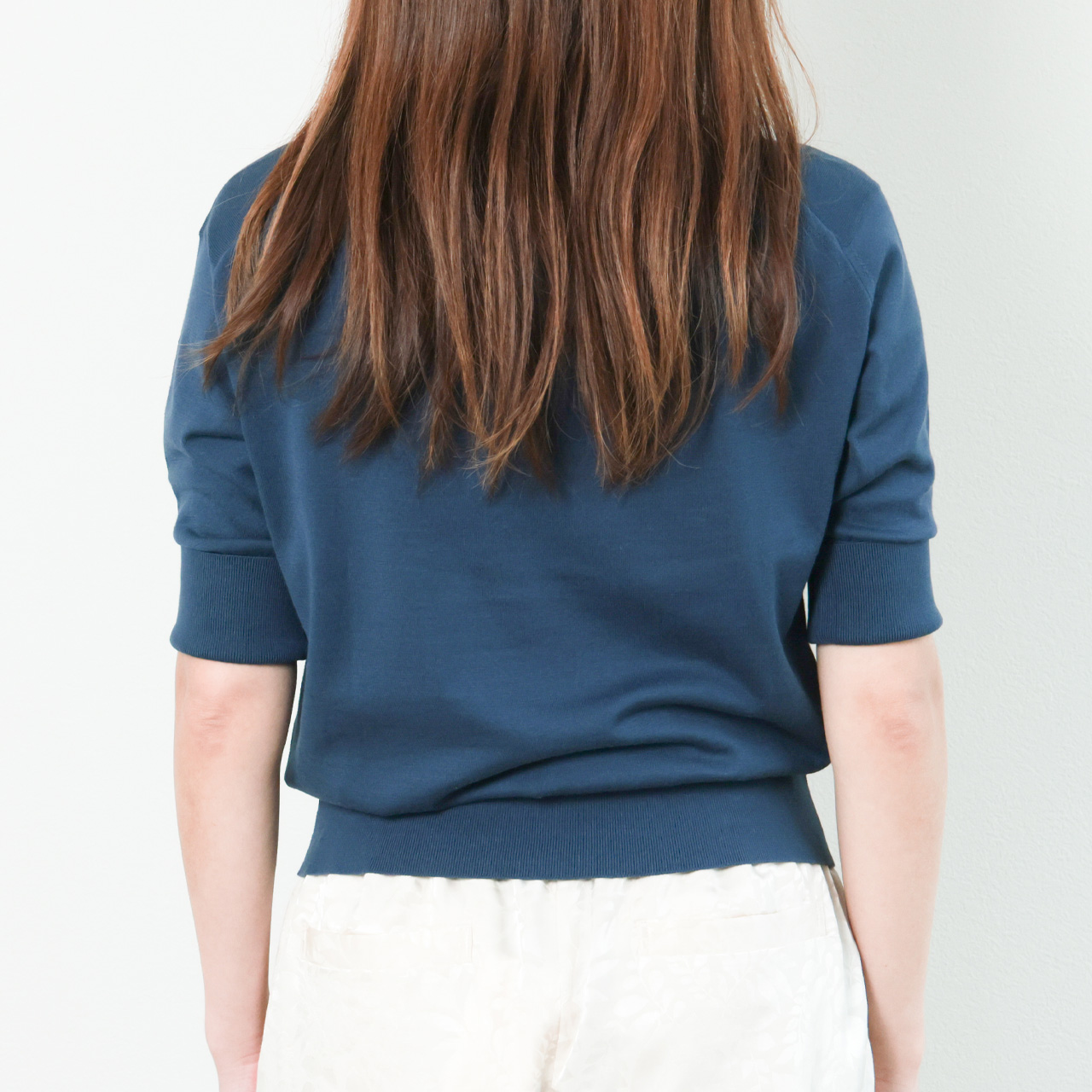 新品JOHN SMEDLEY シーアイランドコットンミラージュブルーM 本日の