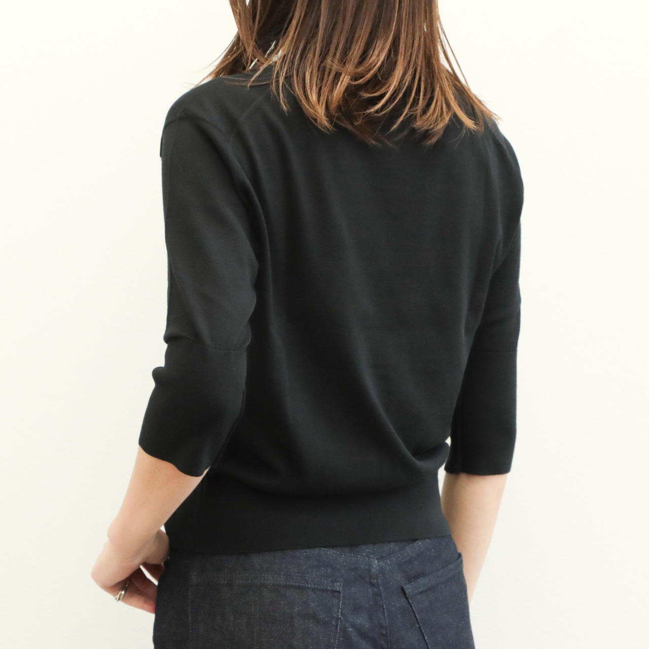 セール】 【別注】JOHN SMEDLEY ウール スキッパーネック ニット