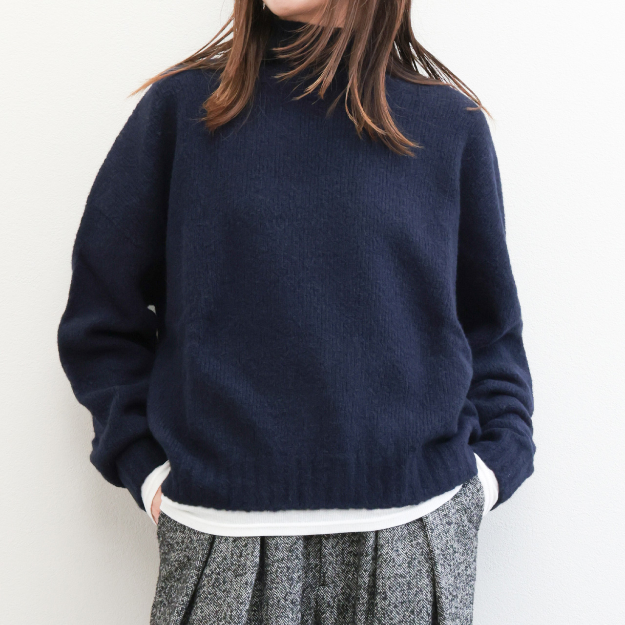 SCAGLIONE スカリオーネ レディース ニット タートルネック ウール