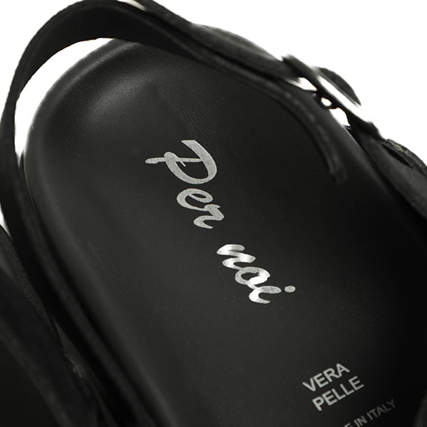 Pernoi ペルノイ メンズ サンダル ストラップ クロス バック スエード