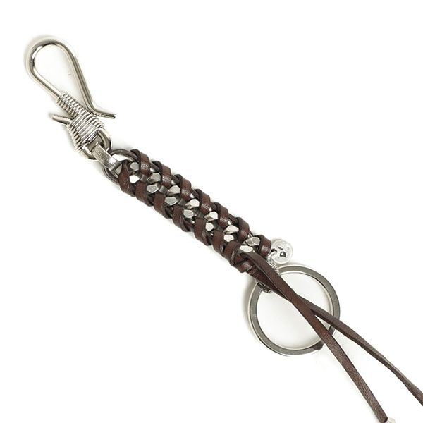 D'AMICO ダミーコ キーチェーン キーホルダー レザー ブラス 真鍮