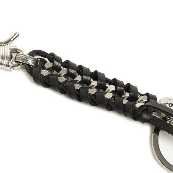 D'AMICO ダミーコ キーチェーン キーホルダー レザー ブラス