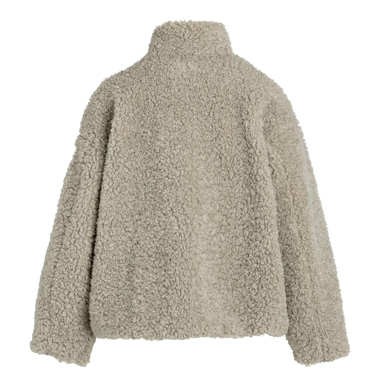 ルルララ TATRAS タトラス レディース LUELA ルエラ ボアブルゾン ライトグレー