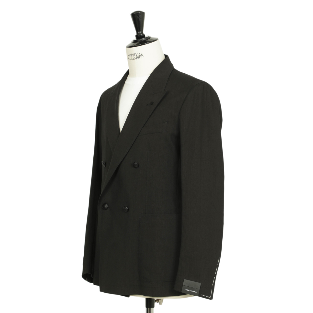 新品 TAGLIATORE 4B ダブル ウール テーラード ジャケット TAGLIATORE タリアトーレ ジャケット 4B ダブル リネン ウール