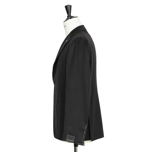 TAGLIATORE タリアトーレ 2Bジャケット 46 ブラック カシミア TAGLIATORE タリアトーレ ジャケット メンズ 2B シングル