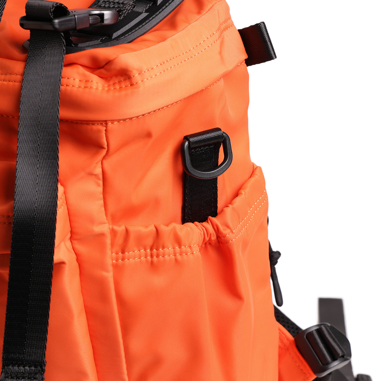 デニムダンガリー リュック バックパック ワッペン スエード 切り替え