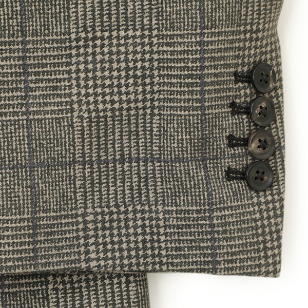 CIRCOLO1901 ジャージージャケット グレー チェック 裏起毛 46