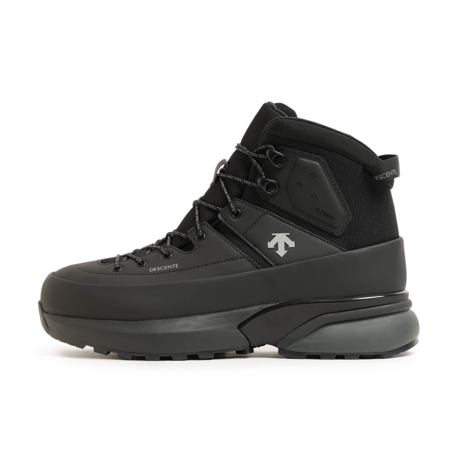 DESCENTE スノーブーツ ブラック DESCENTE デサント ウィンター ブーツ サイドジップ スノーブーツ