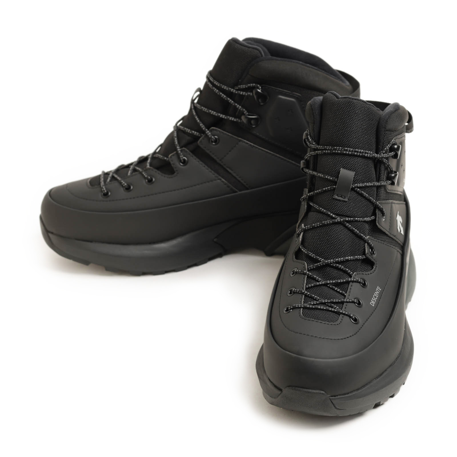 DESCENTE デサント ウィンター ブーツ サイドジップ レースアップ