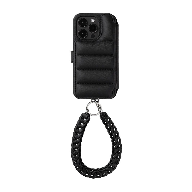 【takadeluxe 】DEMIUブラック ハンドストラップ DEMIU デミュウ HAND STRAP ハンド ストラップ 本革 レザー シンボル