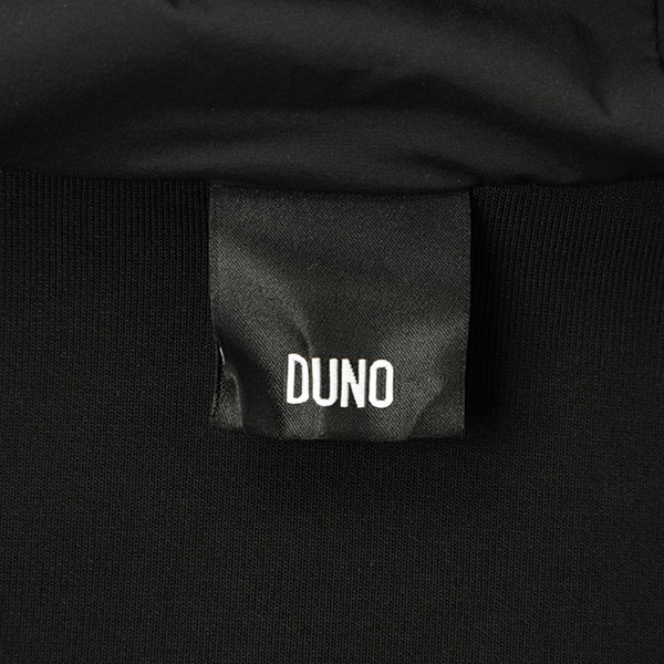 美品 DUNO デュノ フルジップ ナイロンパーカー 撥水 ストレッチ ブラック DUNO デュノ メンズ ダウン ブルゾン パーカー ショート丈 コットン