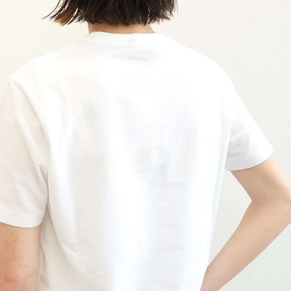 DENHAM × ceizer デンハム シーザー レディース カットソー Tシャツ 半袖 ロゴ 刺繍 コットン DXC FUCK YEAH REG  TEE 91/ホワイト｜DENHAM｜菅原靴店