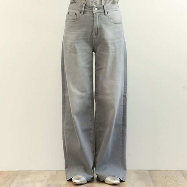 DENHAM デンハム レディース デニム パンツ ワイド ハイウエスト ハイライズ ジーンズ KEIRA HIGH RISE WIDE LEG  02-24-07-11-026 930/グレー｜DENHAM｜菅原靴店