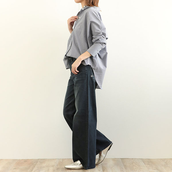 DENHAM デンハム レディース デニム パンツ ワイド ハイウエスト