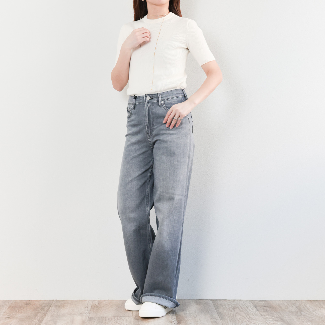 DENHAM デンハム レディース デニム パンツ ワイド ストレート