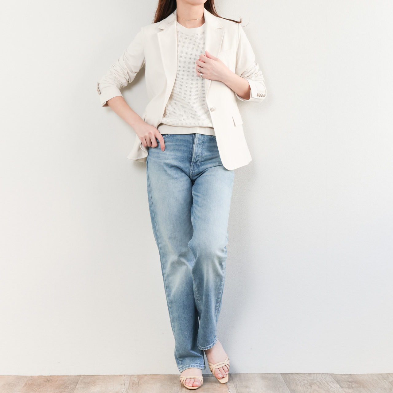 DENHAM デンハム レディース デニム パンツ ハイライズ ストレート