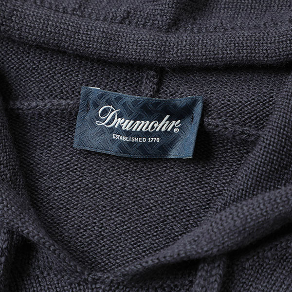 Drumohr ドルモア ハイゲージ ニット パーカ プルオーバー ウール