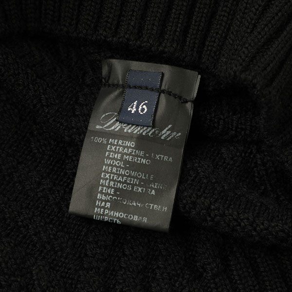 新品 Drumohr ドルモア ウール Vネックニット グレー 42 新品 Drumohr ドルモア ウール Vネックニット グレー 42