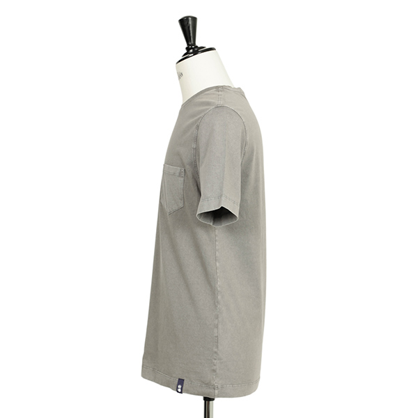 Drumohr ドルモア Tシャツ クルーネック コットン 半袖 ポケT 製品染め