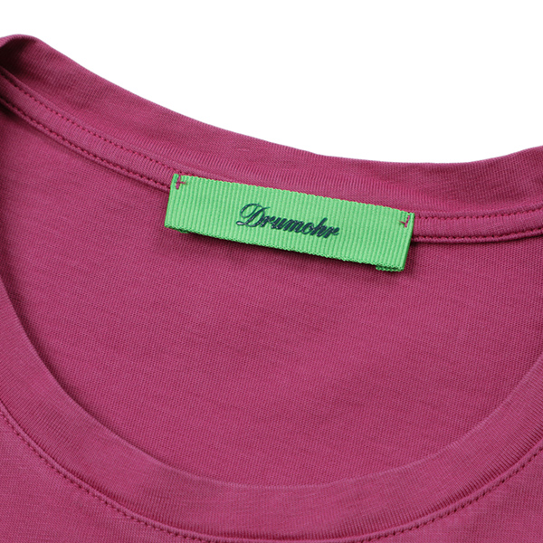 Drumohr ドルモア Tシャツ クルーネック コットン 半袖 ポケT