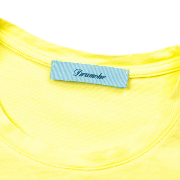 Drumohr ドルモア Tシャツ クルーネック コットン 半袖 ポケT