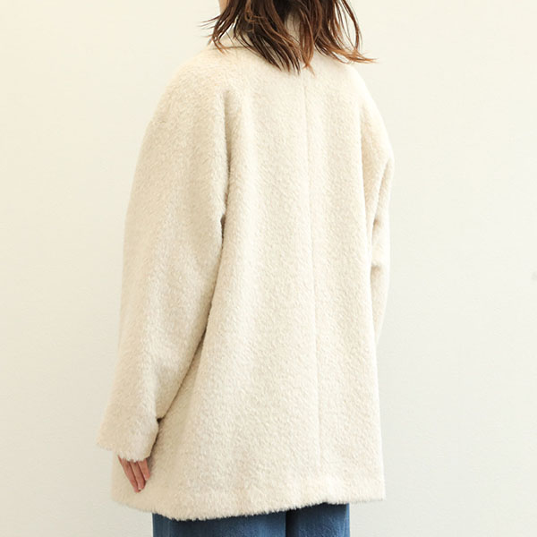 drawell ドロウェル コート Pコート ダブルブレスト ショート丈