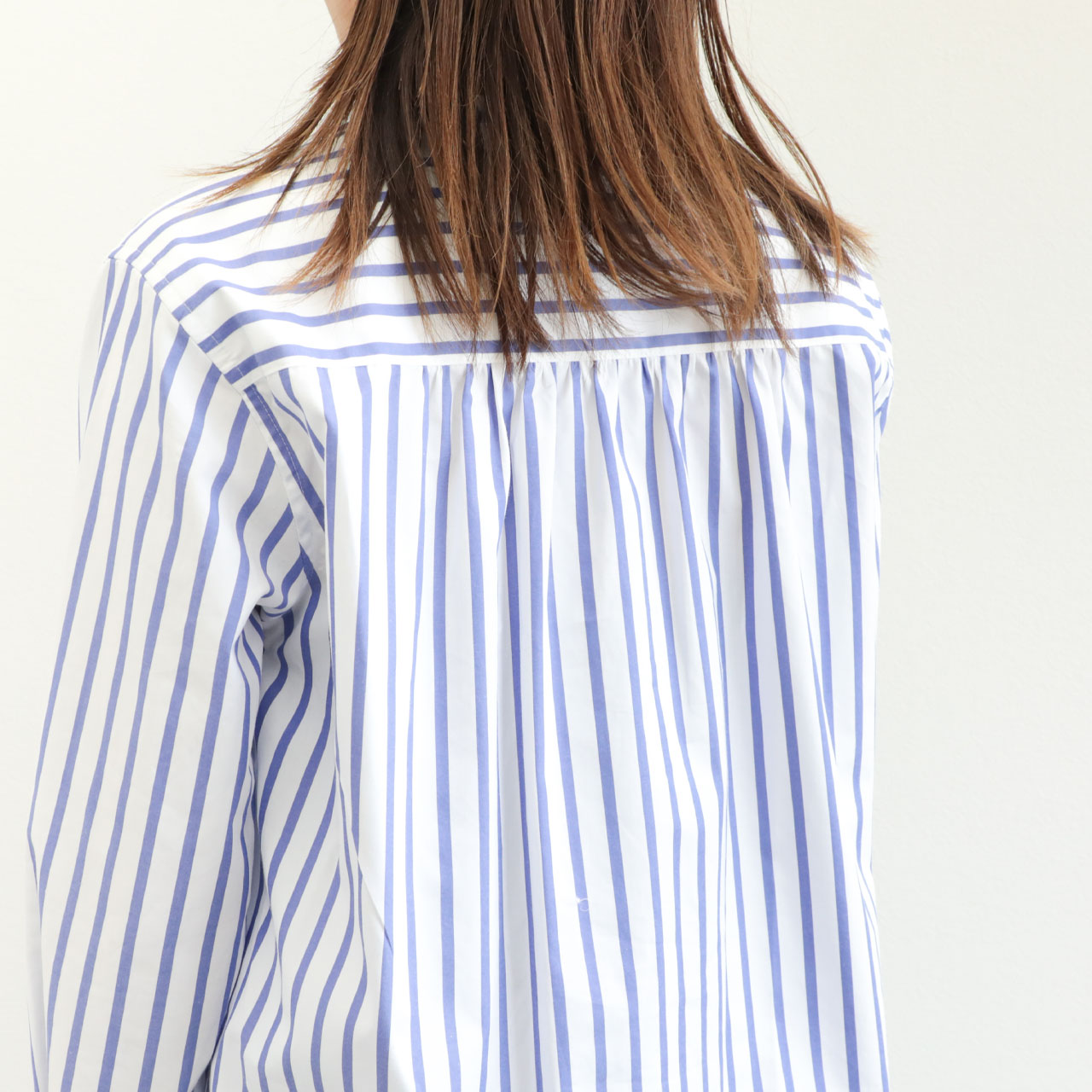 drawell ドロウェル レディース シャツ ブラウス バンドカラー