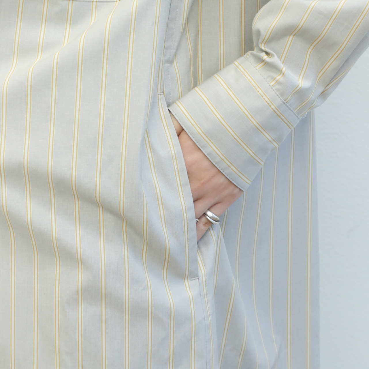 drawell ドロウェル レディース ワンピース マキシ丈 長袖 バンド