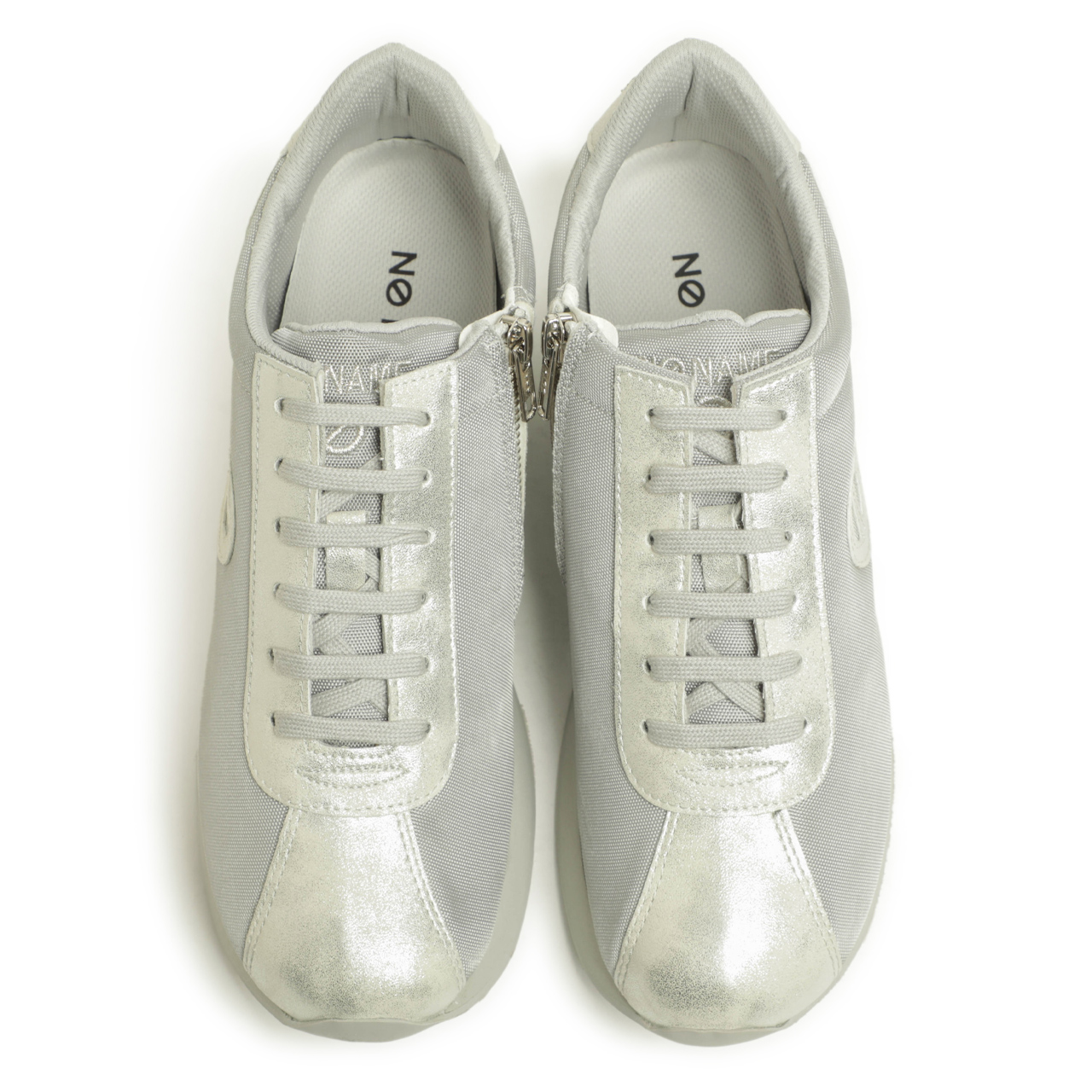 NO NAME ノーネーム スニーカー ローカット レースアップ 厚底