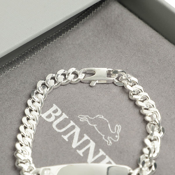 BUNNEY バニー ブレスレット メンズ ID チェーン 925シルバー Single Tour Identity Chain SILVER/シルバー ｜BUNNEY｜菅原靴店